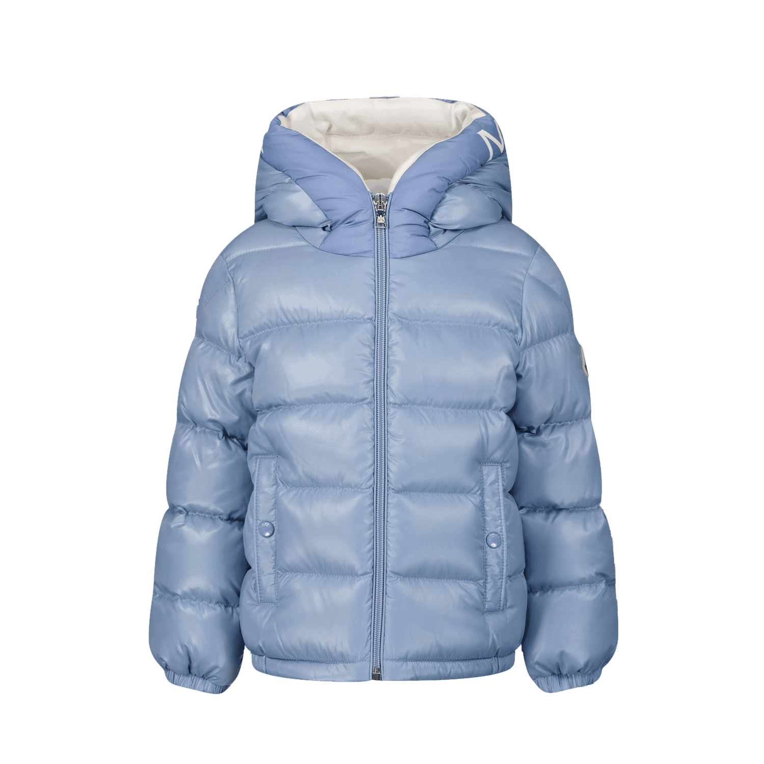 Moncler 9511A0003468950 baby coat light blue