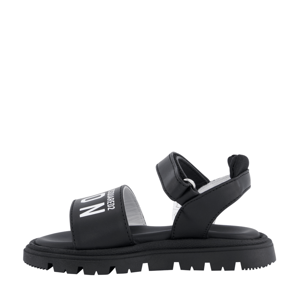 Dsquared2 Kinder Unisex Sandalen Zwart