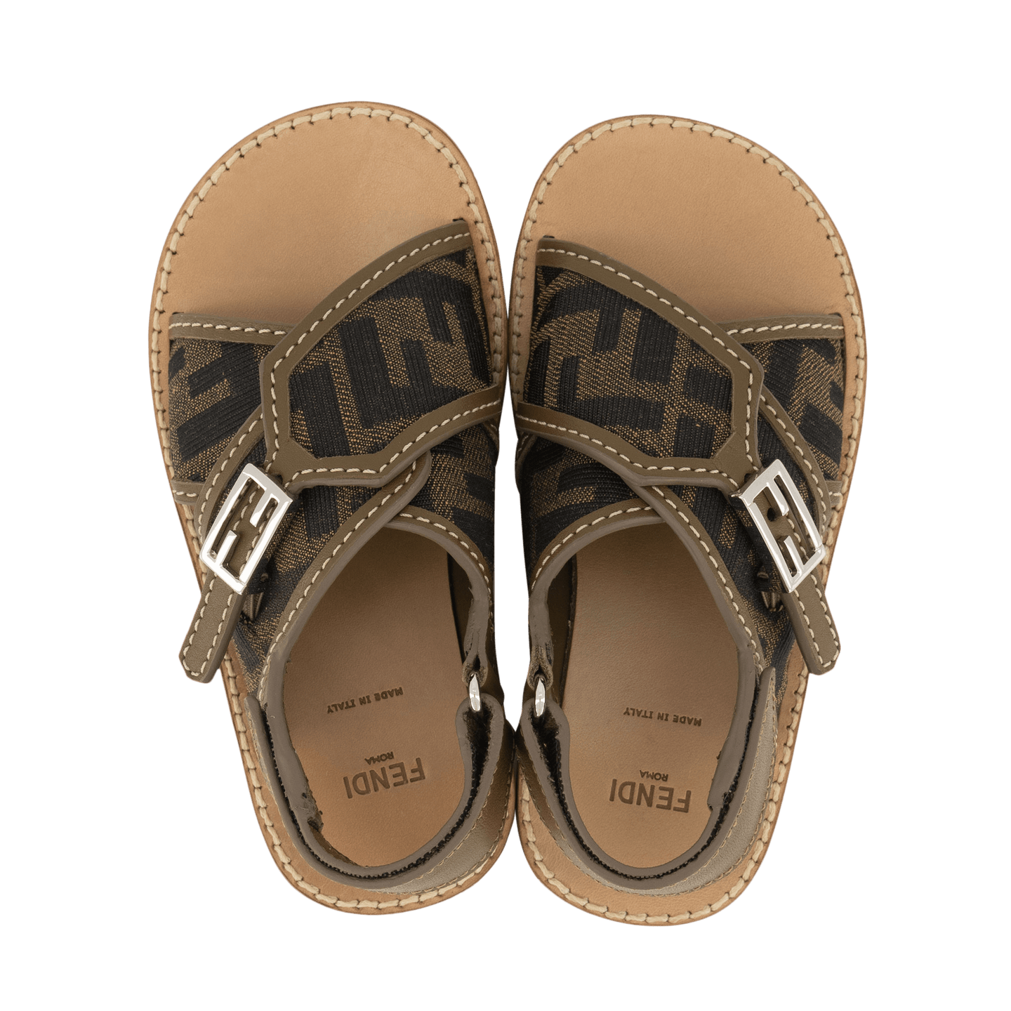 Fendi Kinder Jongens Sandalen Bruin 20