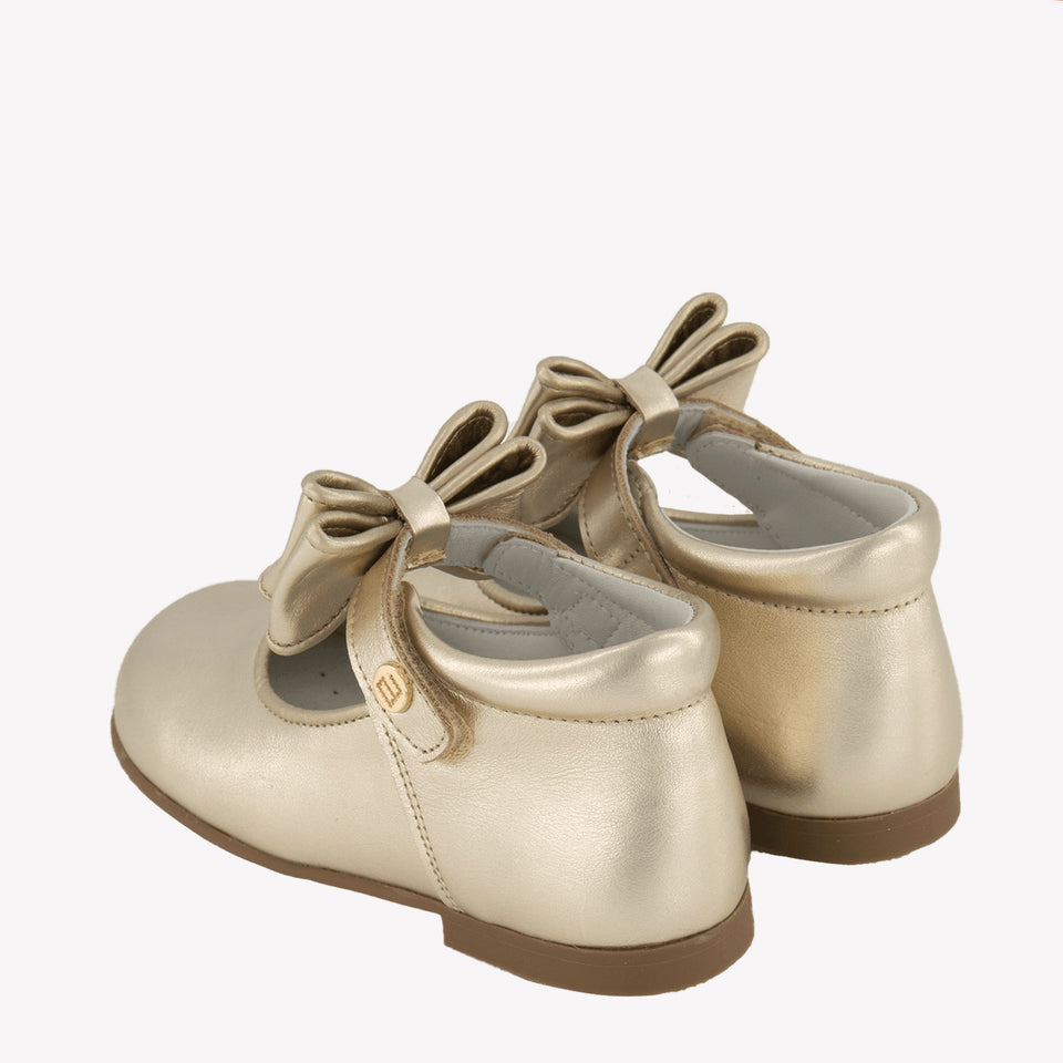 Andanines Girls Shoes In Gold