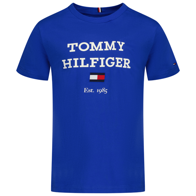 Tommy Hilfiger Kinder Jongens T-Shirt Cobalt Blauw 4Y