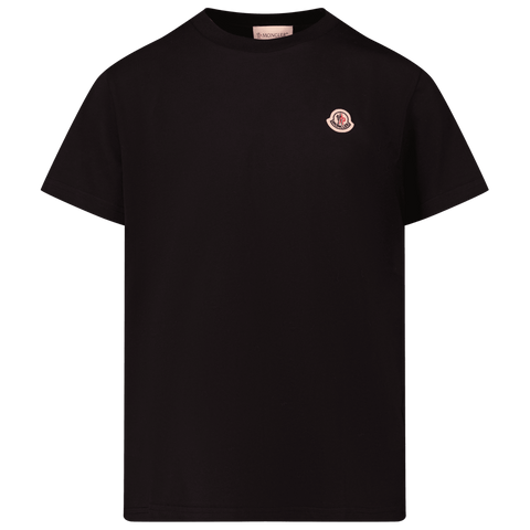 Moncler Kids Unisex T-Shirt Black
