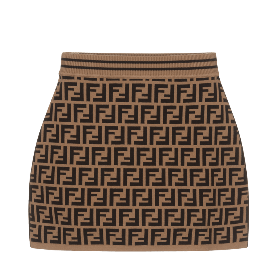 Fendi Kinder Meisjes Rok Bruin 4Y