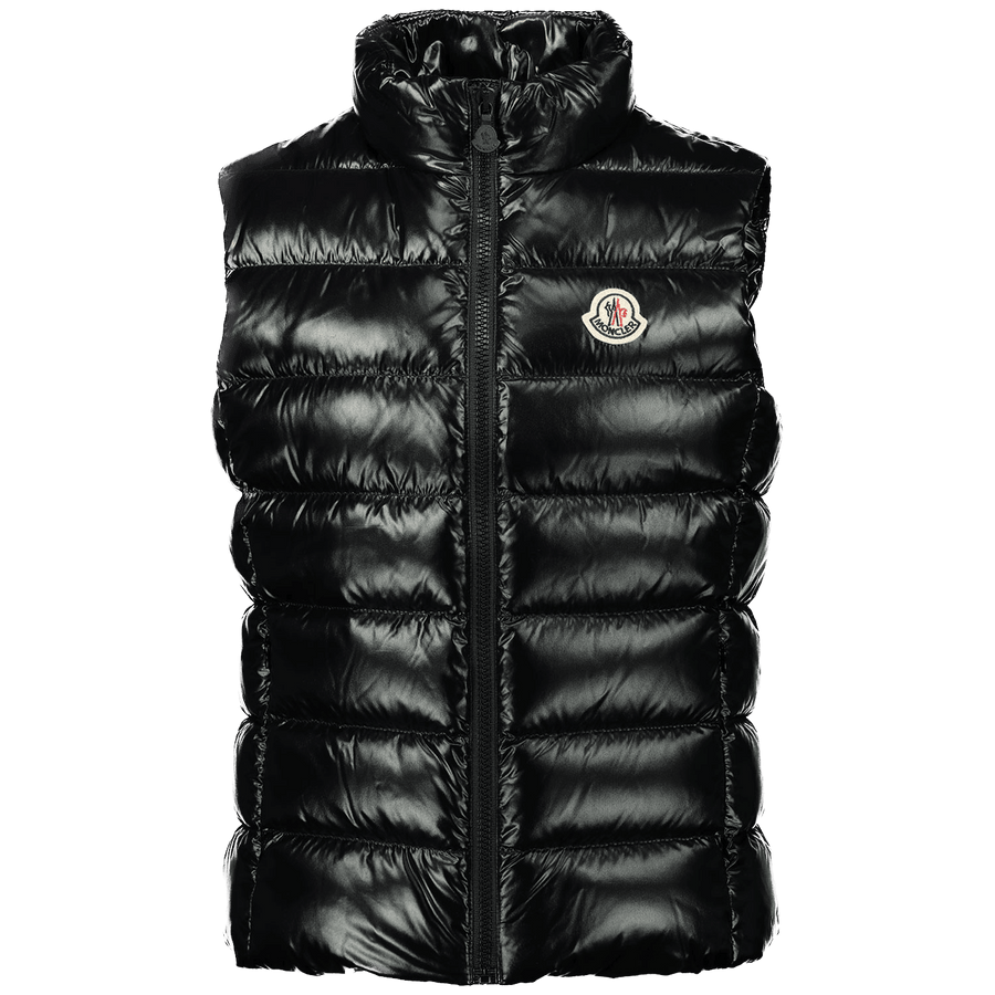 Moncler Girls Gilet Black