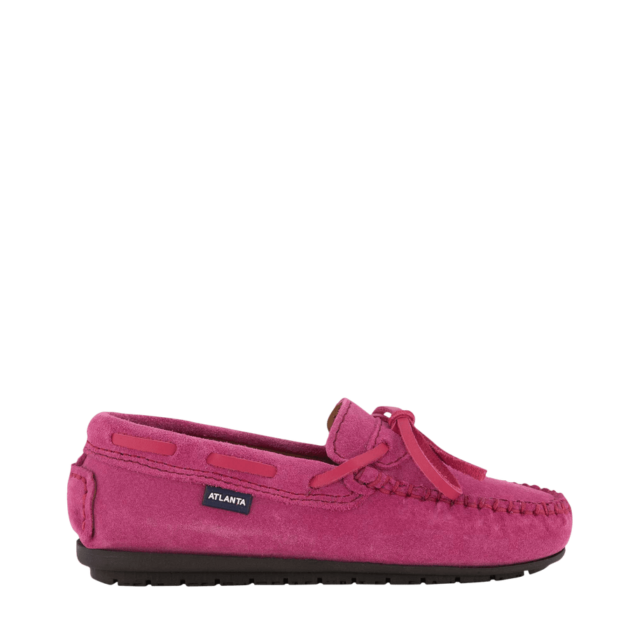 Atlanta Mocassin Girls Shoes Fuchsia