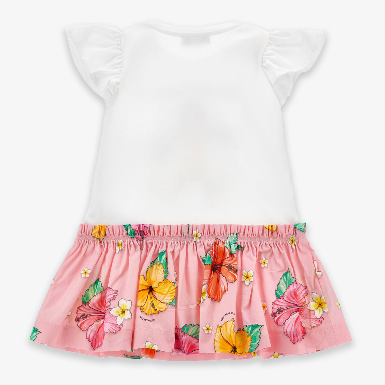 MonnaLisa Kinder Meisjes Jurk In Wit