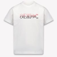 Off-White Kinder Jongens T-Shirt In Wit