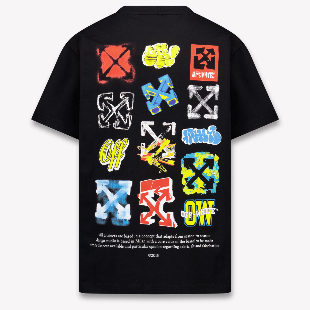 Off-White Kids Boys T-Shirt In Black