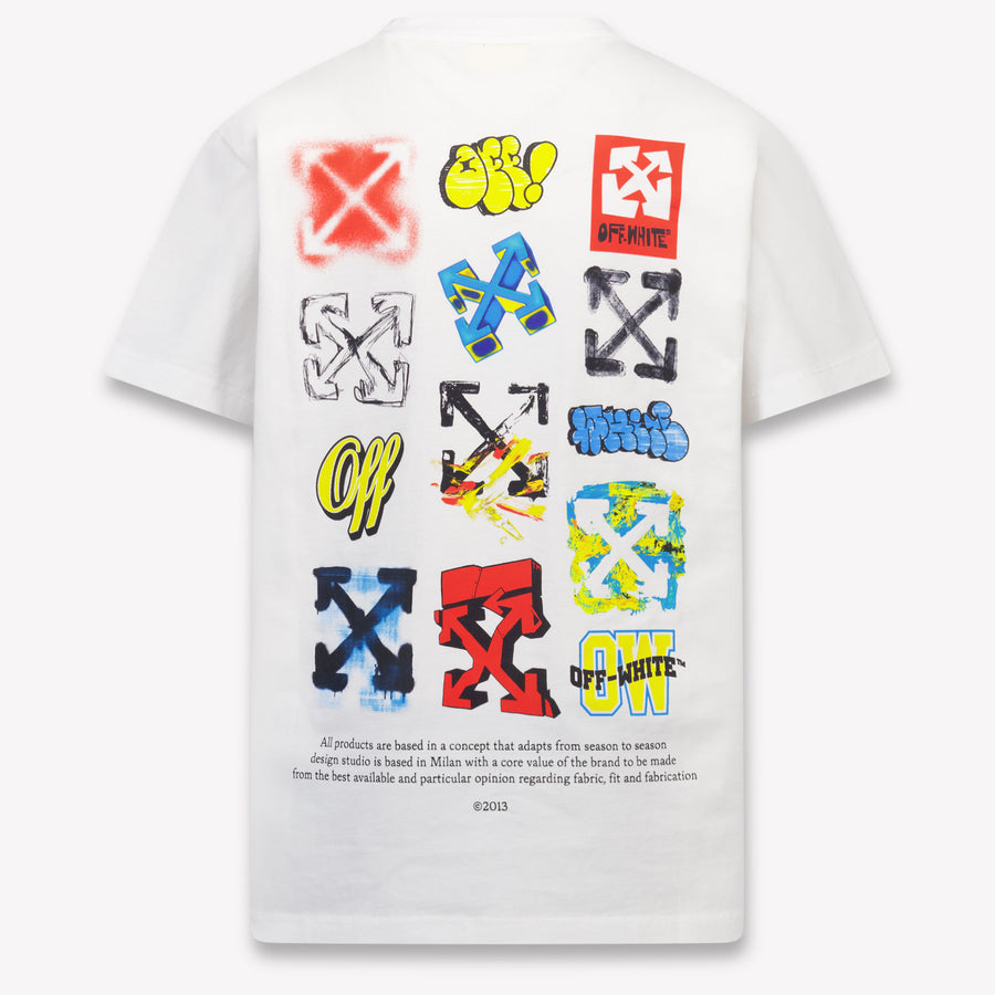 Off-White Kids Boys T-Shirt In White