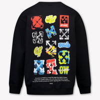 Off-White Kids Boys Sweater In Black