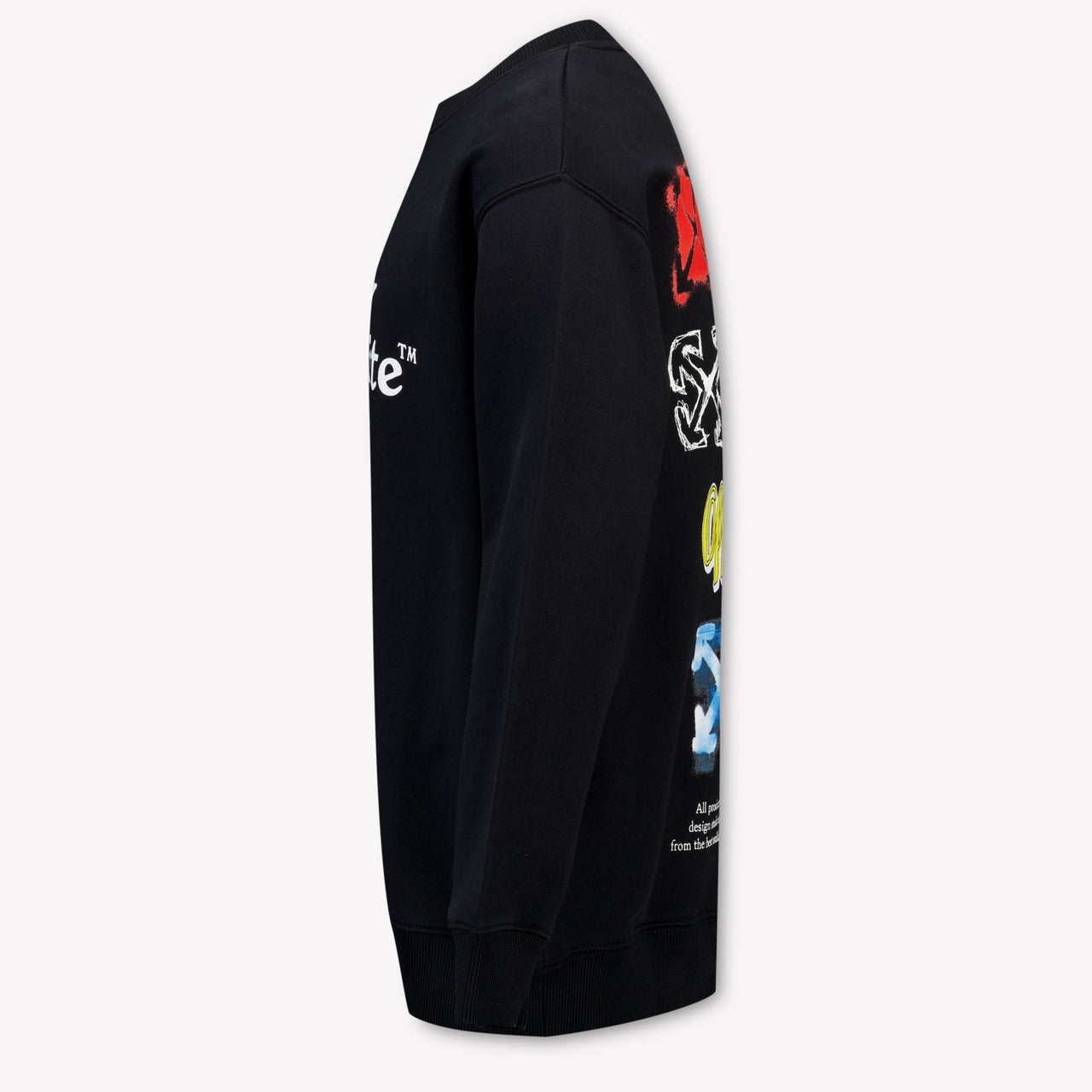Off-White Kids Boys Sweater In Black