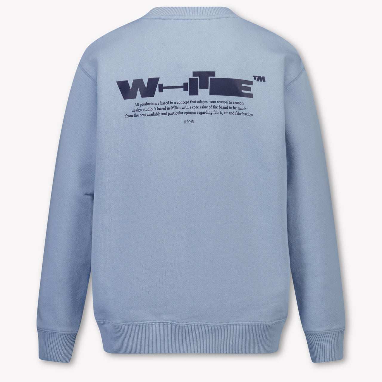 Off-White Kids Boys Sweater In Light Blue