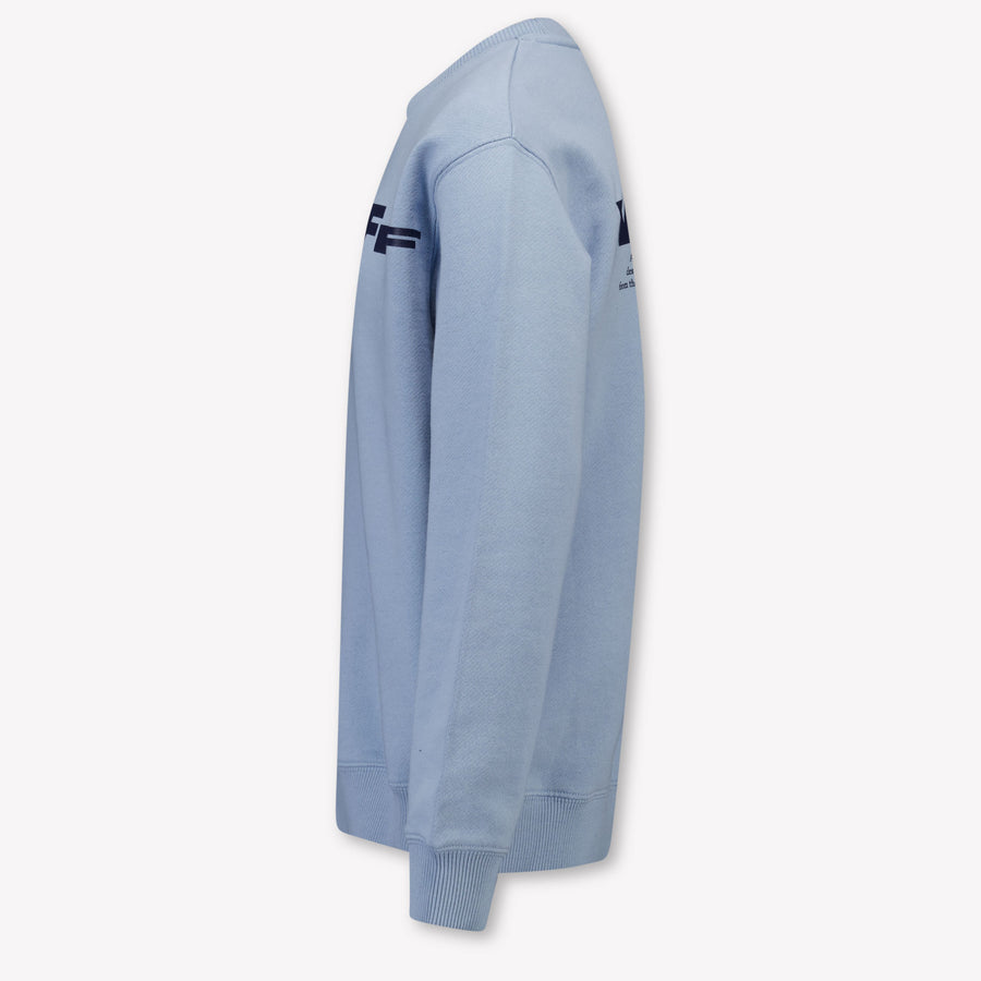 Off-White Kids Boys Sweater In Light Blue