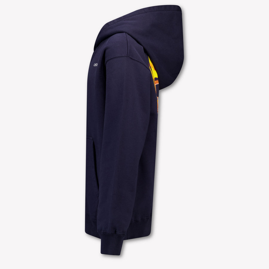 Off-White Kinder Jongens Vest In Donker Blauw