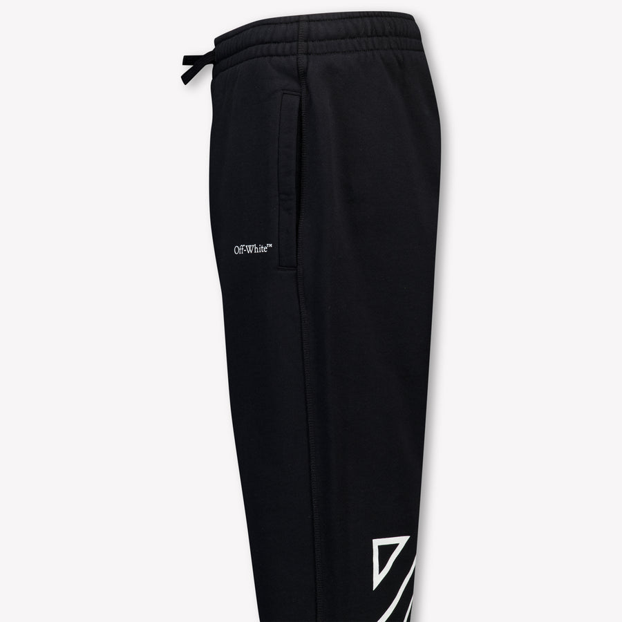 Off-White Kids Boys Pants In Black