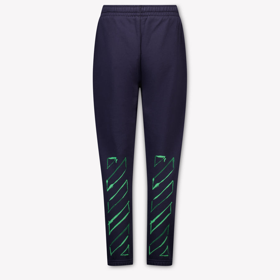 Off-White Kids Boys Pants In Dark Blue