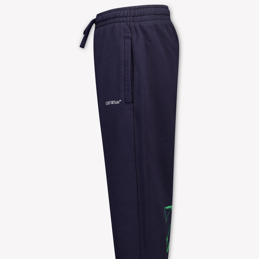 Off-White Kids Boys Pants In Dark Blue