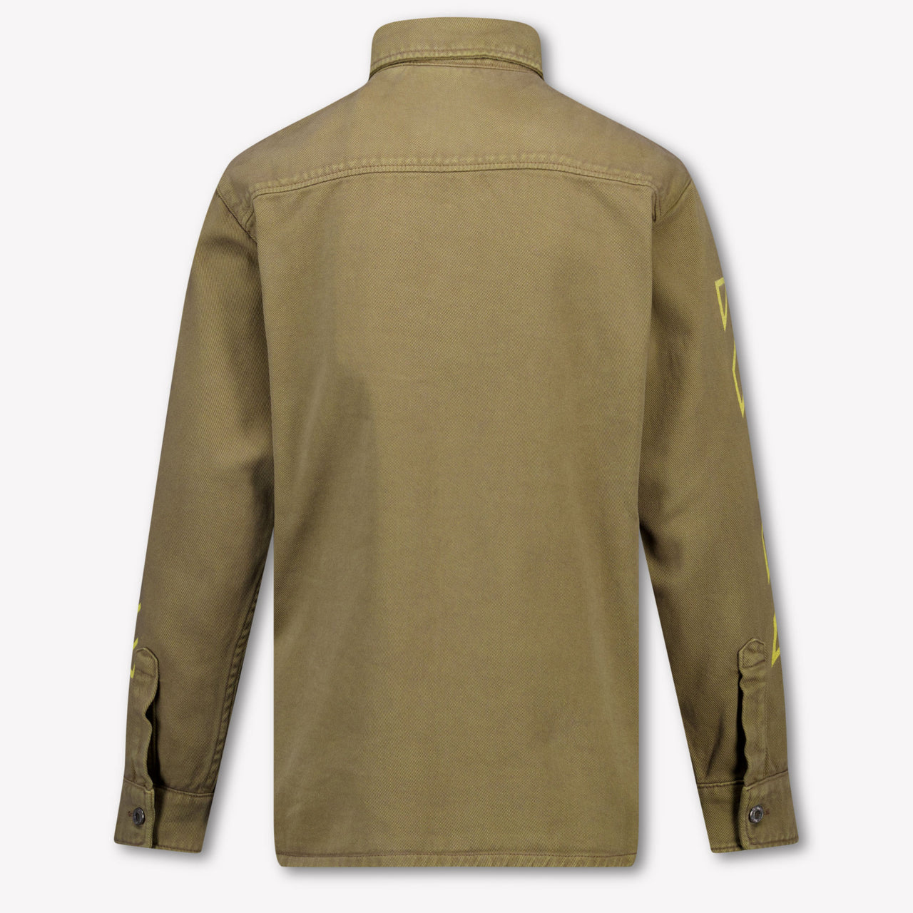 Off-White Kids Boys Blouse In Olive Green