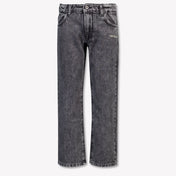 Off-White Kids Boys Jeans In Gray