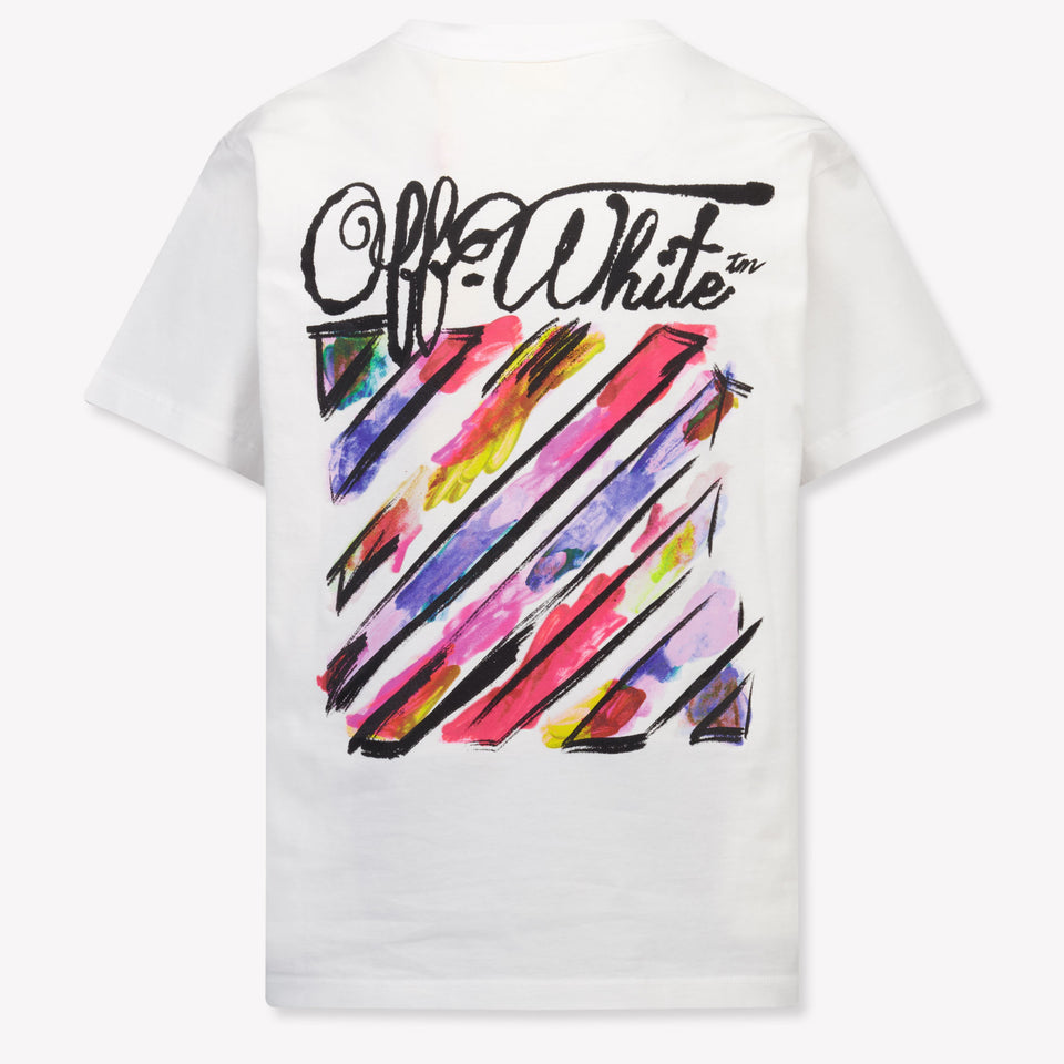 Off-White Kinder Meisjes T-Shirt In Wit