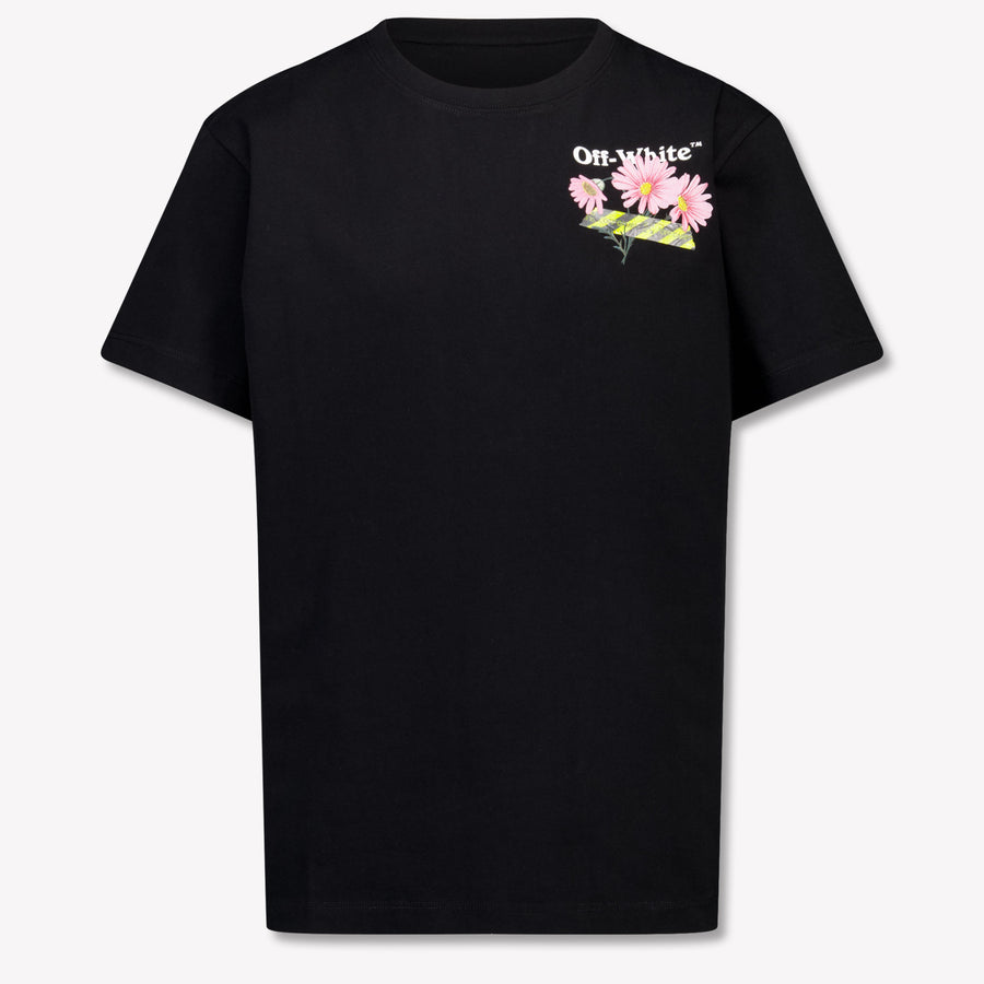 Off-White Kinder Meisjes T-Shirt In Zwart