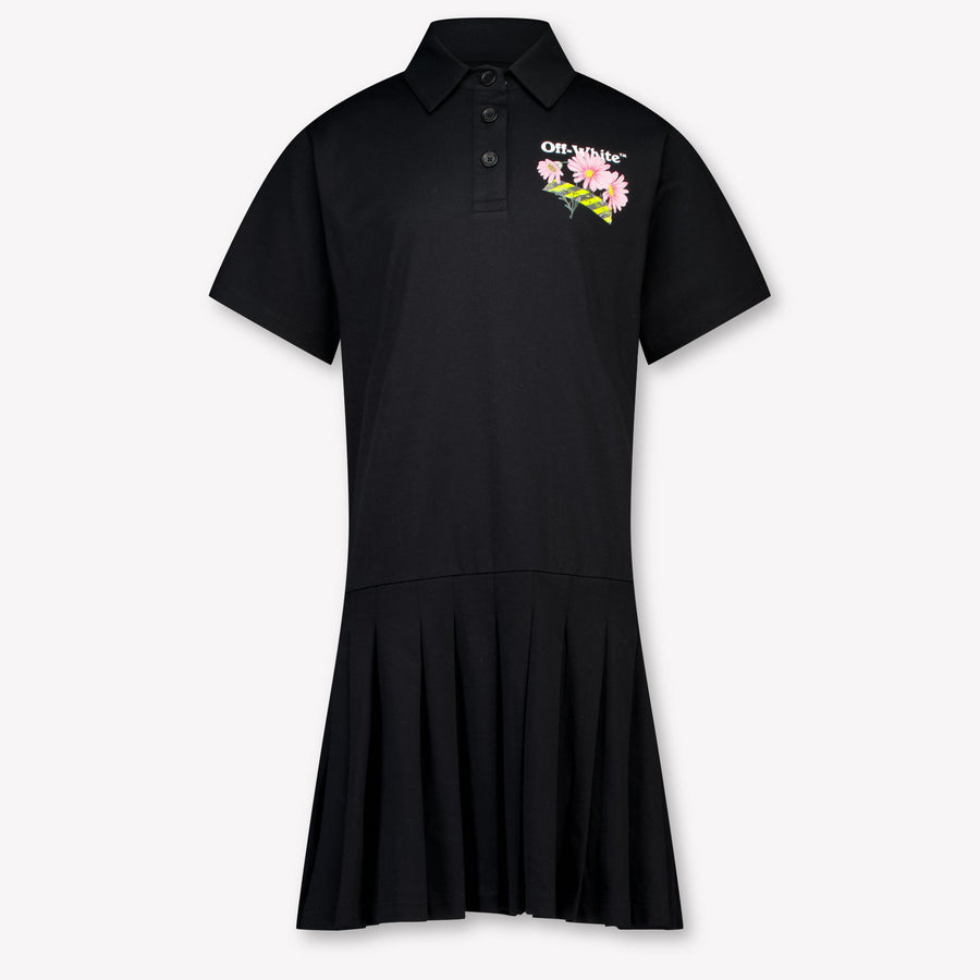 Off-White Kids Girls Dress In Black