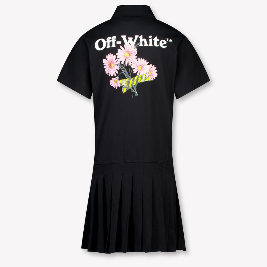 Off-White Kids Girls Dress In Black