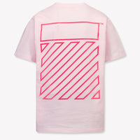 Off-White Kids Girls T-Shirt In Light Pink