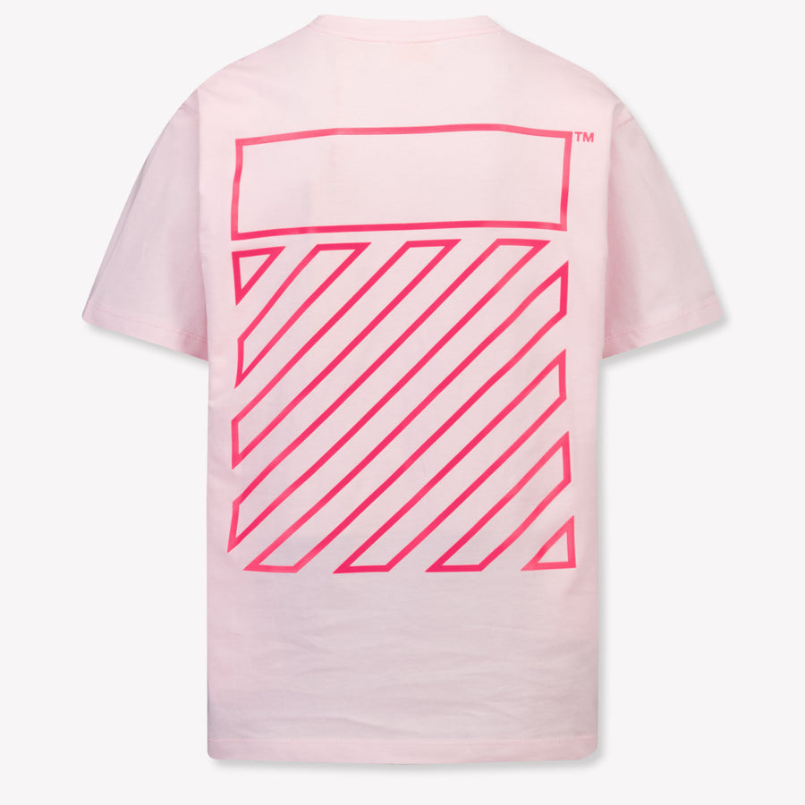 Off-White Kids Girls T-Shirt In Light Pink