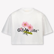 Off-White Kids Girls T-Shirt In White