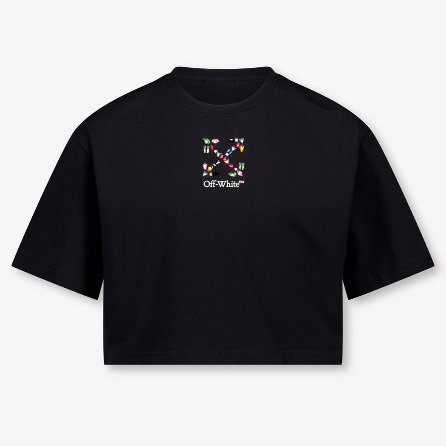 Off-White Kids Girls T-Shirt In Black