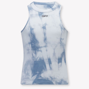 Off-White Kids Girls T-Shirt In Light Blue