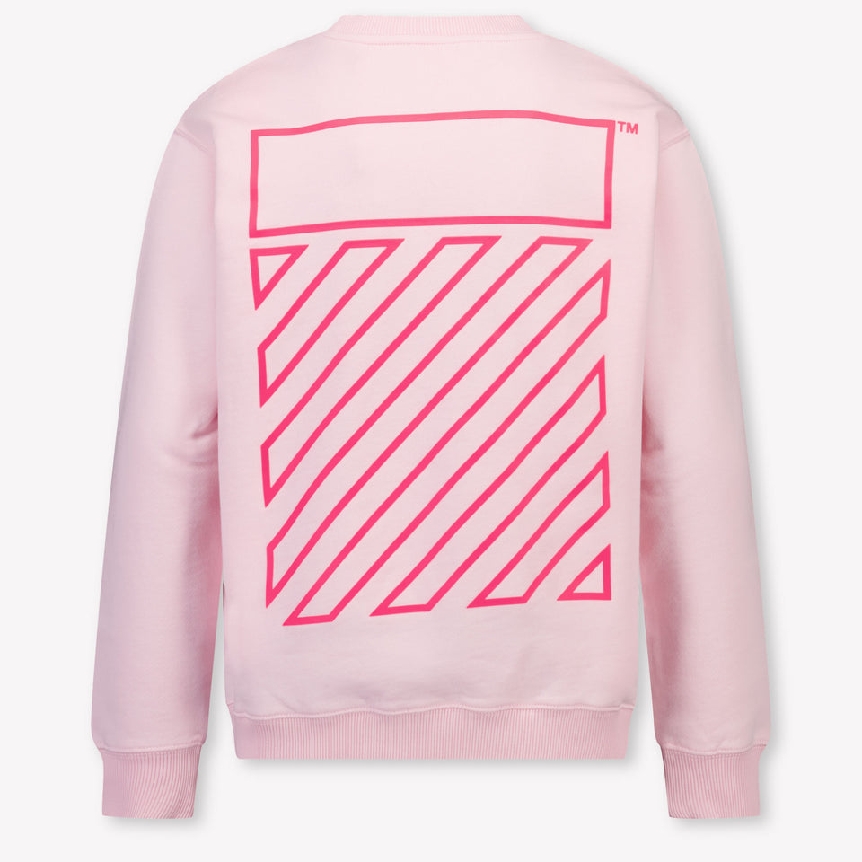 Off-White Kids Girls Sweater In Light Pink