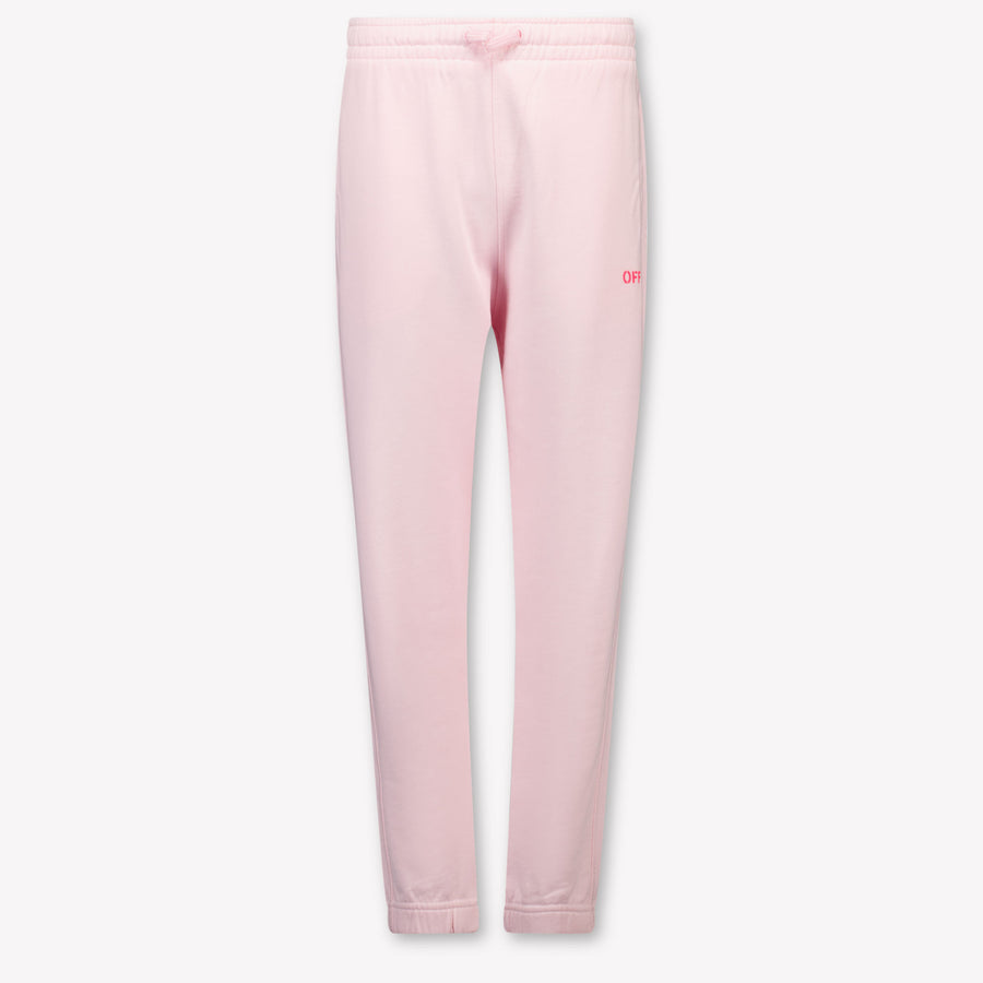 Off-White Kids Girls Pants In Light Pink