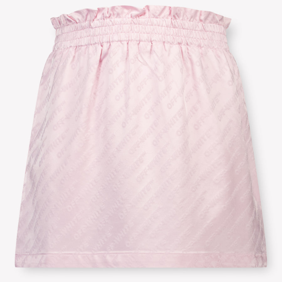 Off-White Kinder Meisjes Jurk In Licht Roze