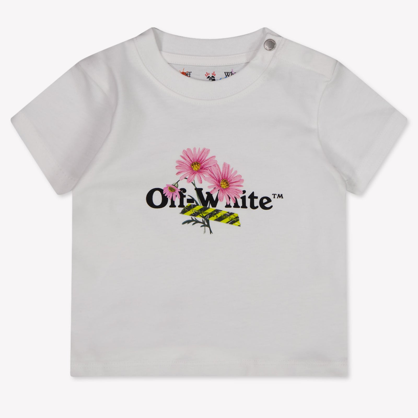 Off-White Baby Meisjes T-Shirt In Wit