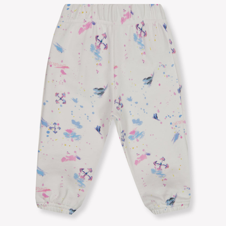 Off-White Baby Meisjes Broek In Wit