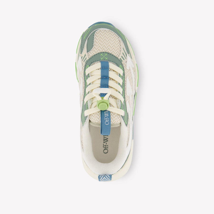 Off-White Unisex Sneakers In Light Green