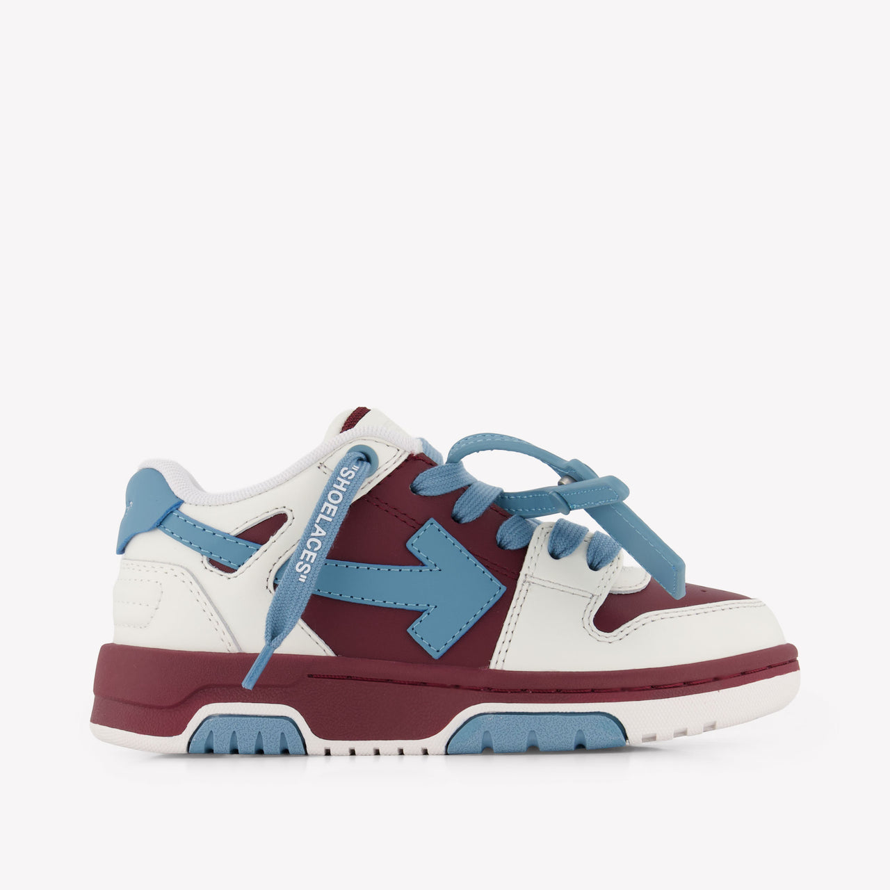 Off-White Boys Sneakers In Bordeaux