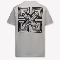 Off-White Kinder Jongens T-Shirt In Wit
