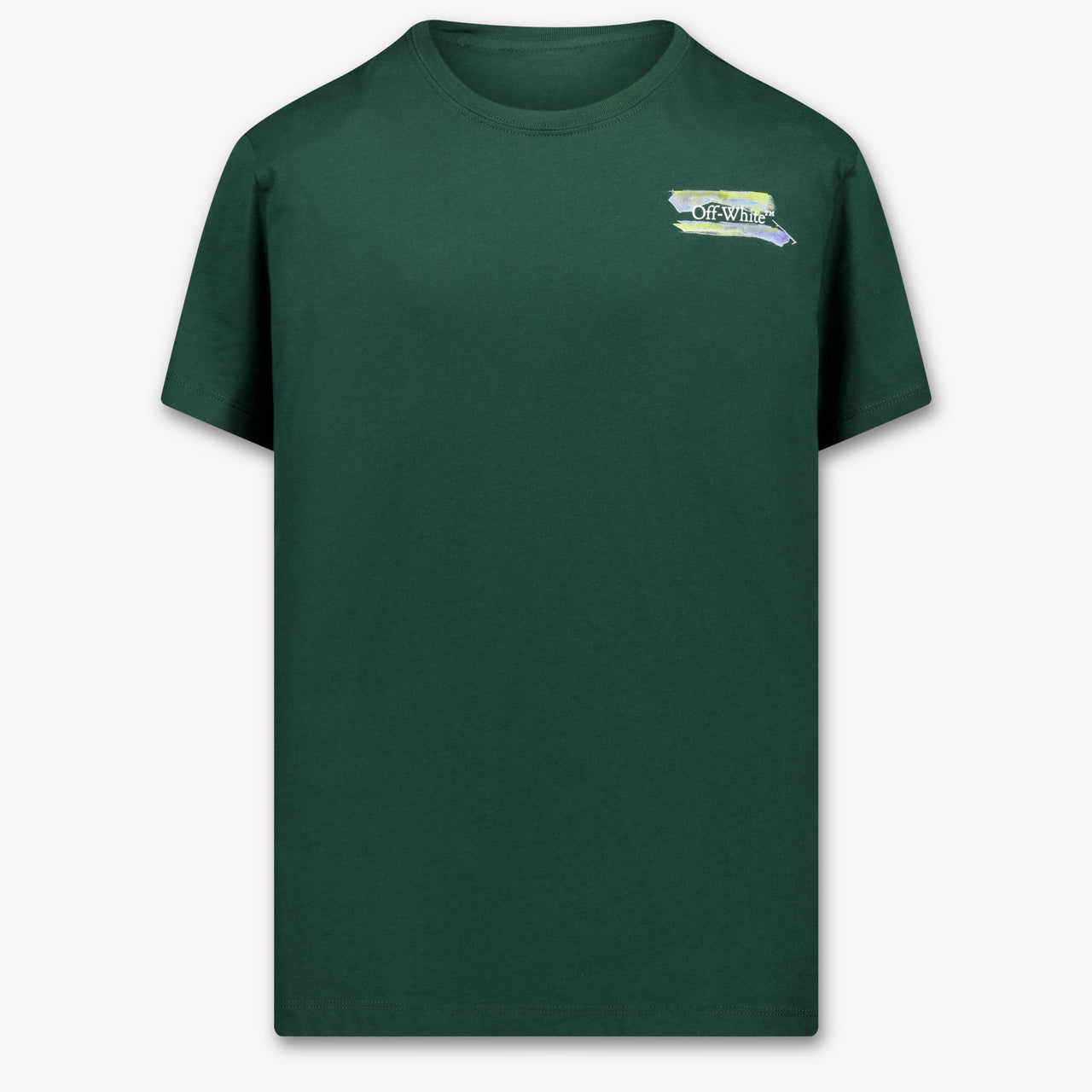 Off-White Boys T-Shirt in Dark Green