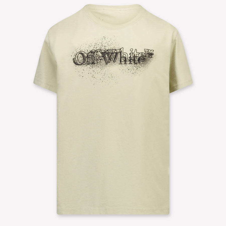 Off-White Kinder Jongens T-Shirt In Beige