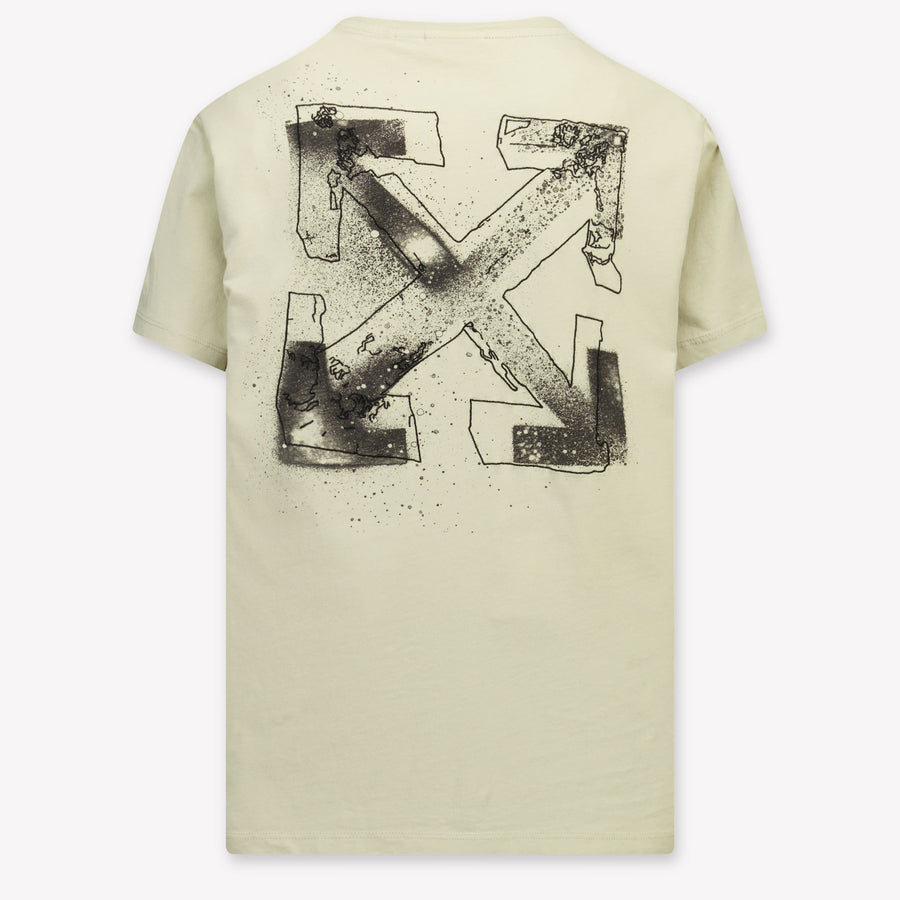 Off-White Kinder Jongens T-Shirt In Beige