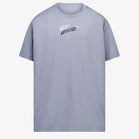 Off-White Kinder Jongens T-Shirt In Licht Blauw