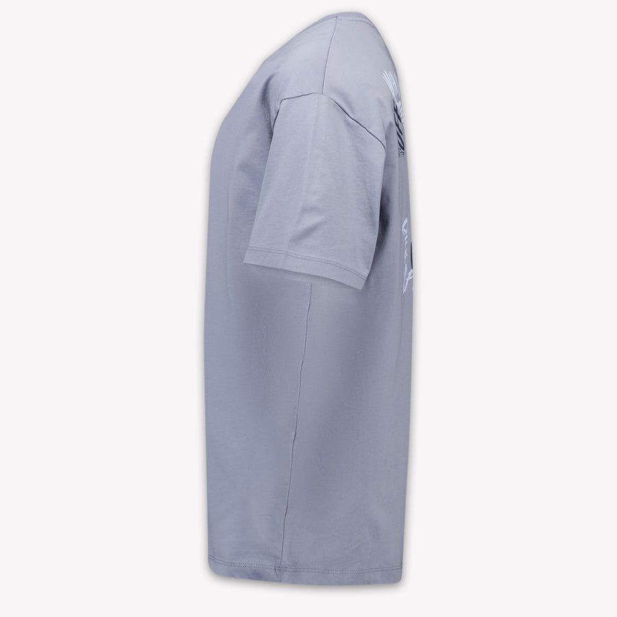 Off-White Kinder Jongens T-Shirt In Licht Blauw