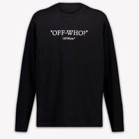 Off-White Kinder Jongens T-Shirt In Zwart