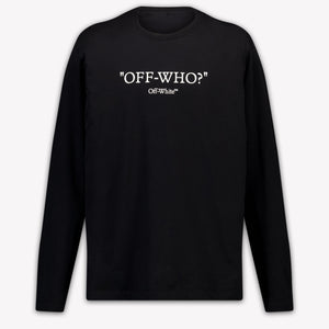 Off-White Kinder Jongens T-Shirt In Zwart