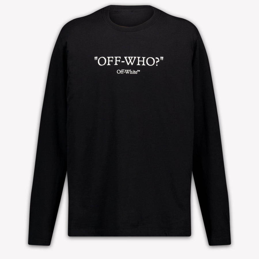 Off-White Kinder Jongens T-Shirt In Zwart