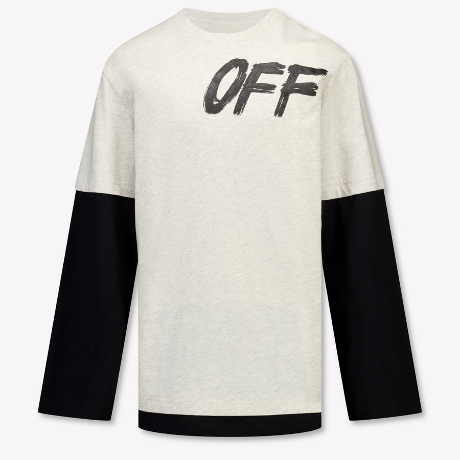 Off-White Kids Boys T-Shirt In Gray