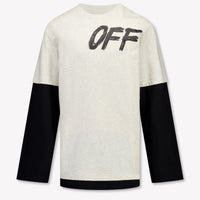 Off-White Kids Boys T-Shirt In Gray